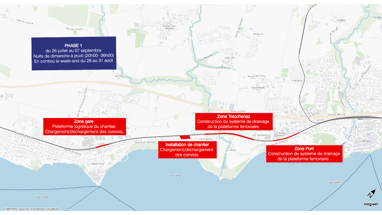Phase 1: du 26 juillet au 7 septembre.