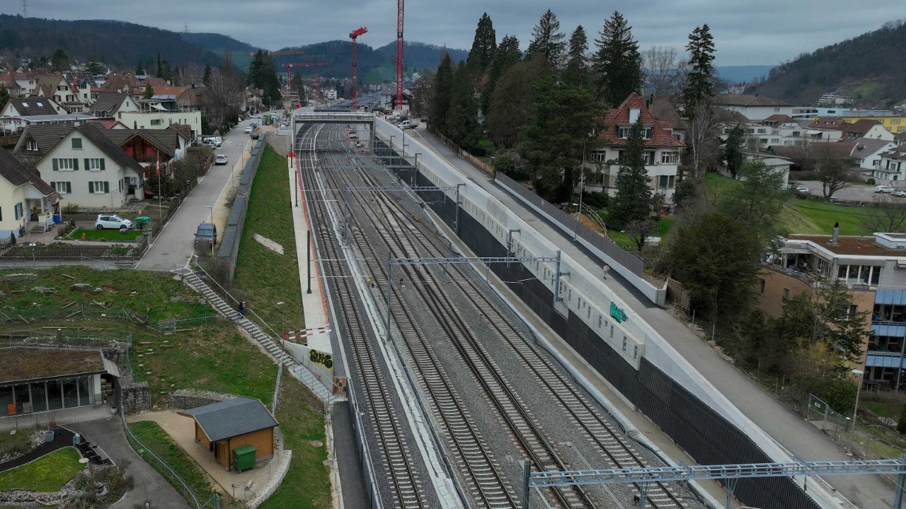 Der Burggraben Ost im März 2024.