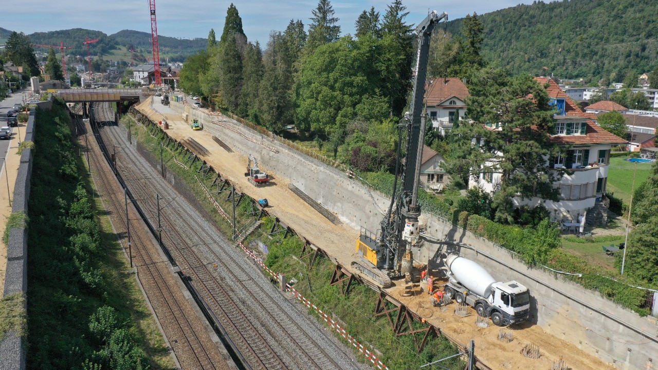 Der Burggraben Ost im August 2020.