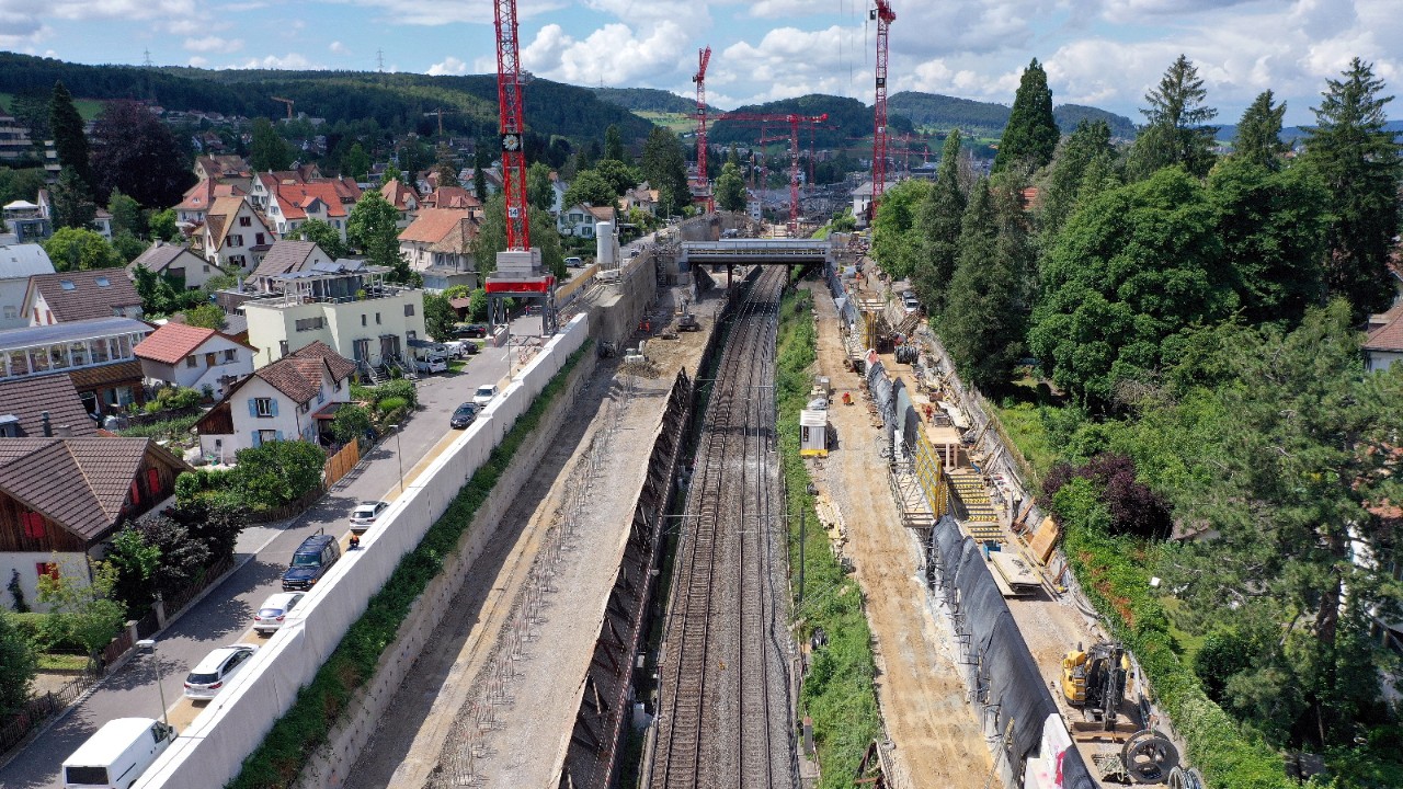 Der Burggraben Ost im Juli 2021.