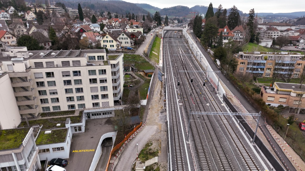 Der Burggraben Ost im Januar 2023.
