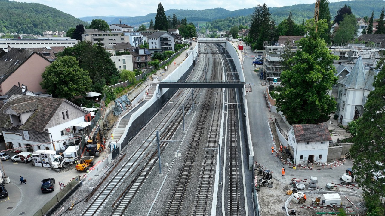Der Burggraben West Anfang Juni 2024.