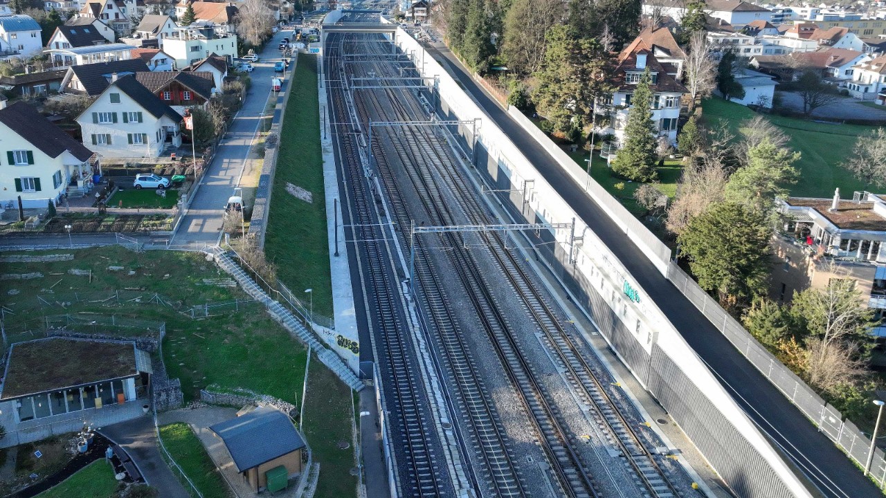 Der Burggraben Ost Ende November 2024.
