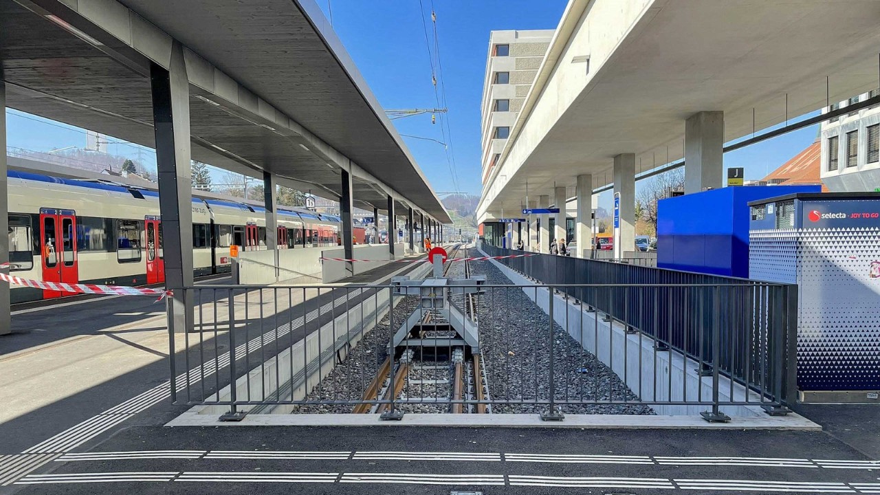 Das Foto von Anfang März 2025 zeigt die aktuelle Situation vom selben Blickwinkel aus.