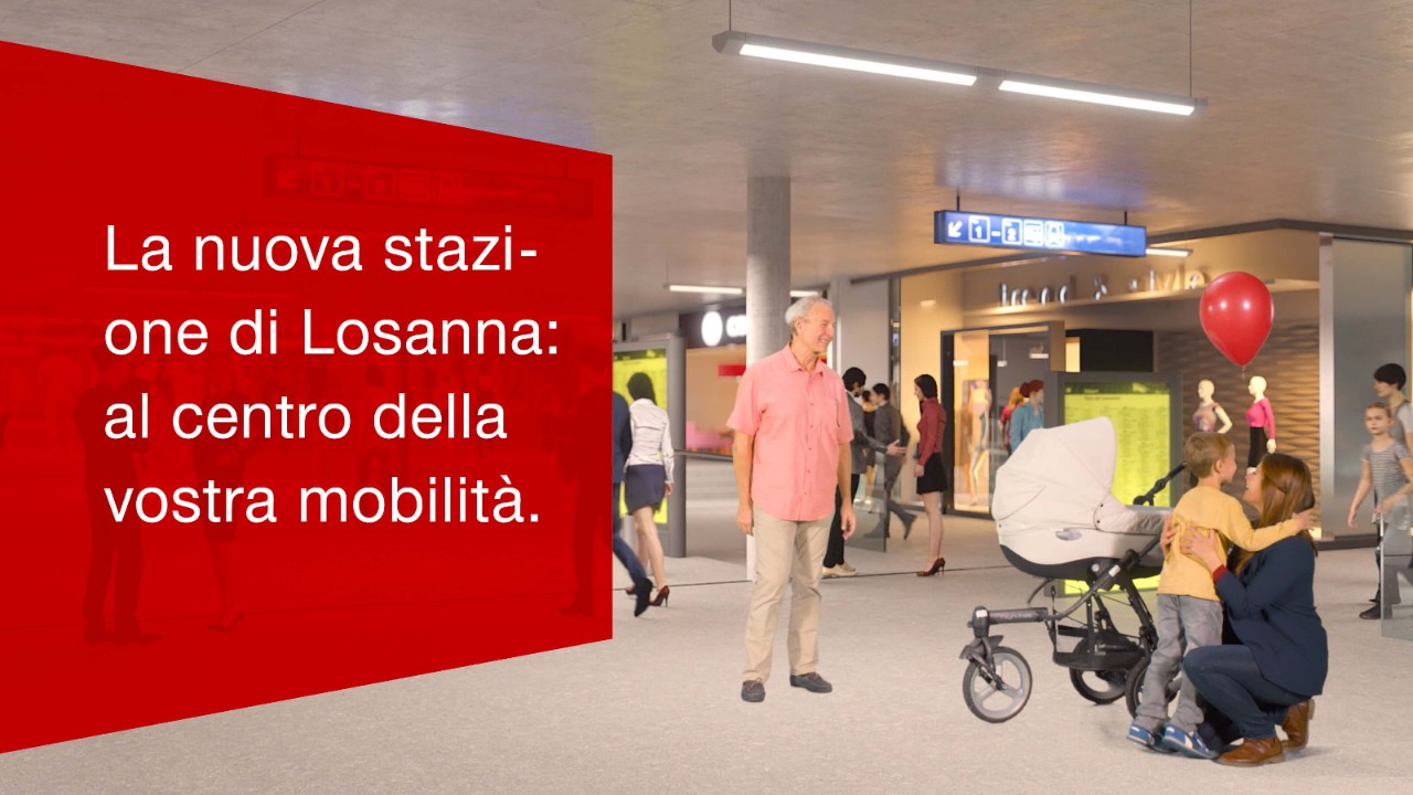 La nuova stazione di Losanna: al centro della vostra mobilità.