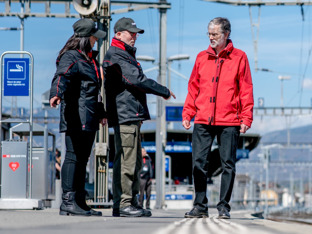 Les parrains de gare agissent à titre préventif et recherchent activement le dialogue avec la clientèle.